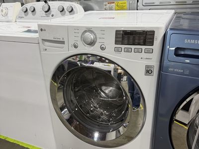 LG Direct Drive Front Load Washer - White, TrueBalance Technology, Gently Used