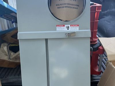 Siemens W2040ML1200CU 200A Meter with Disconnect. Brand New! CASH ONLY!