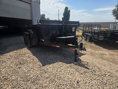 2025 Texas Pride 7'x14' Dump Trailer Rental – Commercial Grade 20K GVWR (Ogden, UT)