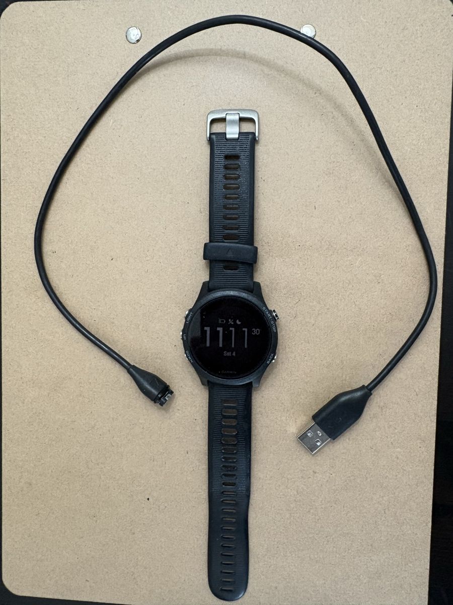 Garmin 935 Smart Watch with Charging Cable Black Used
