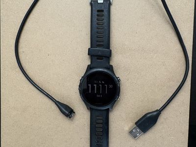 Garmin 935 Smart Watch with Charging Cable Black Used