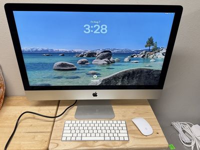 2020 iMac 27” 5K i7/32GB/500GB SSD Tahoe