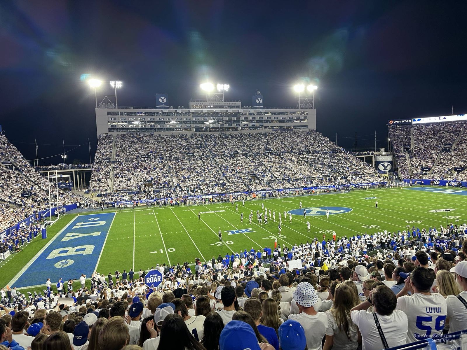 4 BYU vs. Utah Tech Football Tickets - Section 136, Row 24