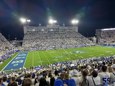 4 BYU vs. Utah Tech Football Tickets - Section 136, Row 24