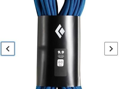 New Black Diamond Climbing Rope 60m