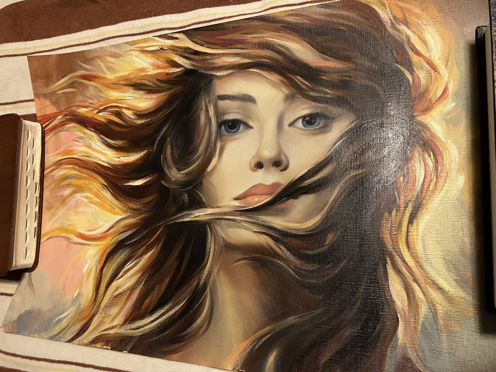 27 woman  portrait art painting