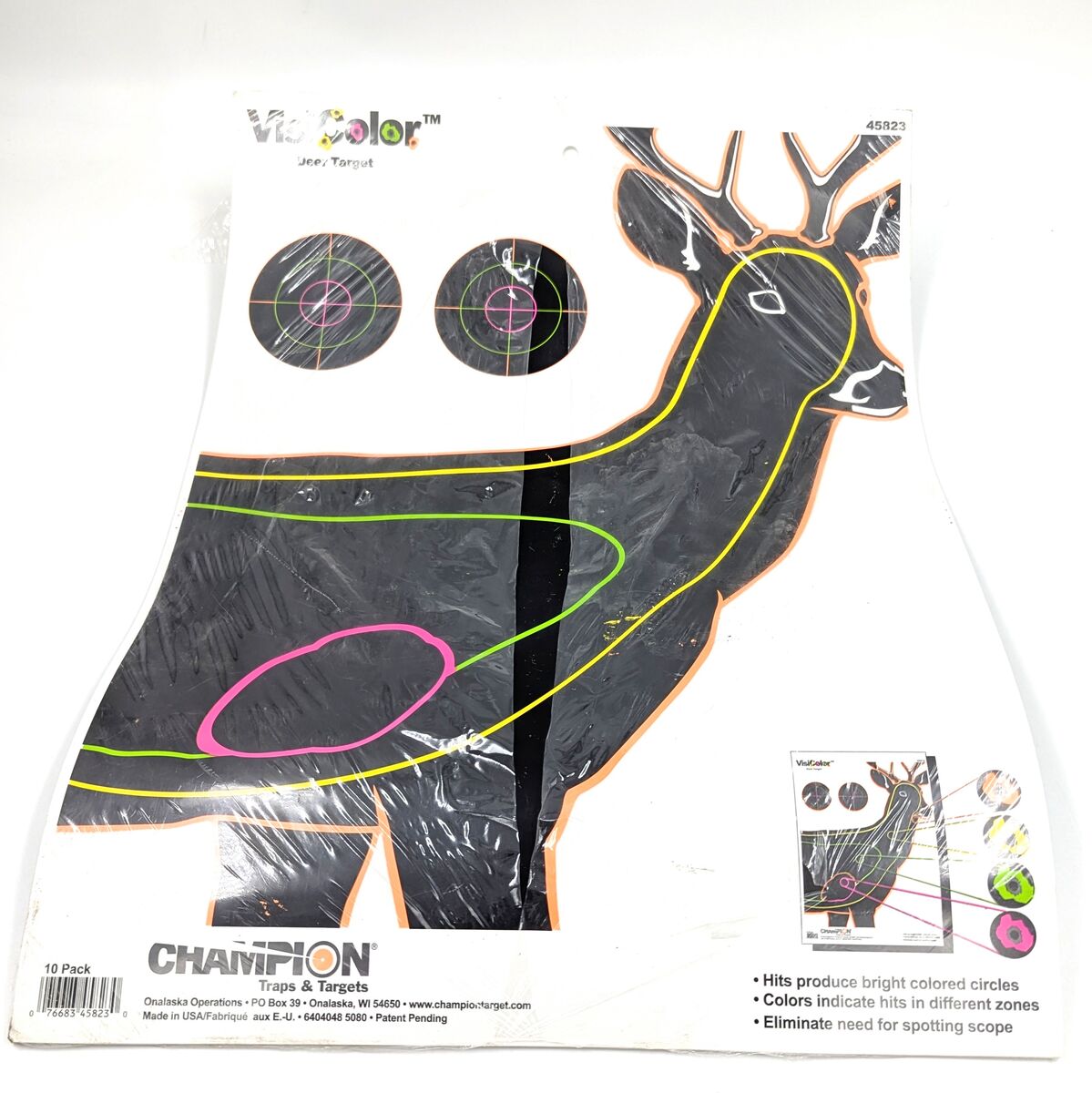 Champion VisColor 10 Pack of Targets