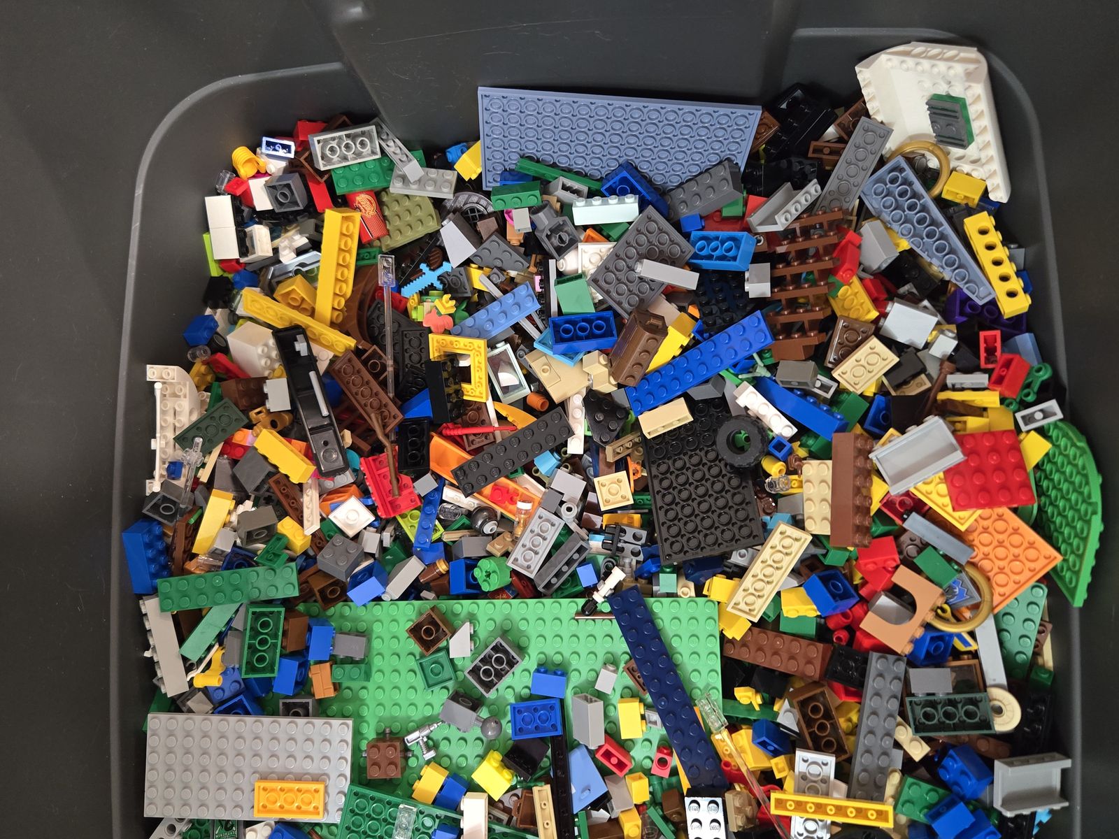 Large Bin FULL of Legos