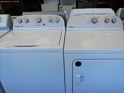 Whirlpool Washer & Electric Dryer~Removable Agitator~90 Day Guarantee