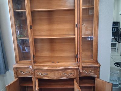French Provincial Style China Cabinet