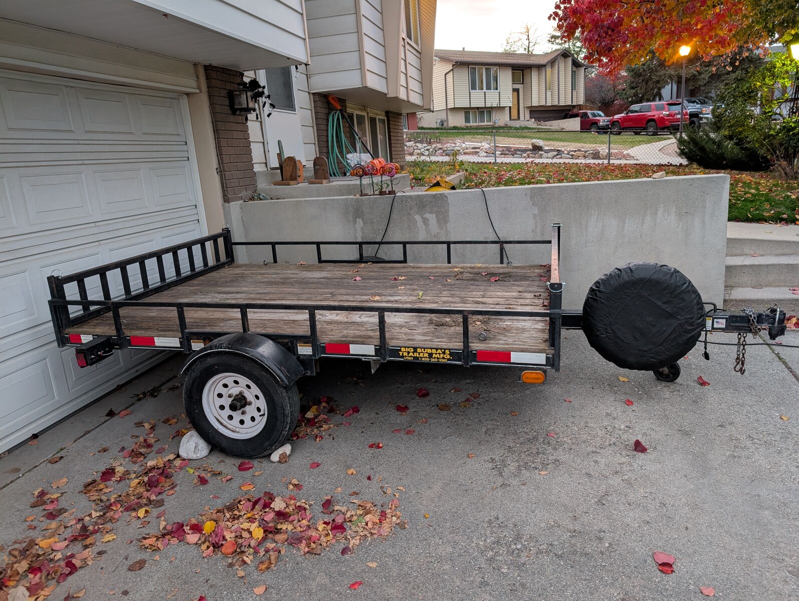 6' X 9' Single axle Trailer for rent
