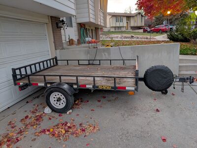 6' X 9' Single axle Trailer for rent