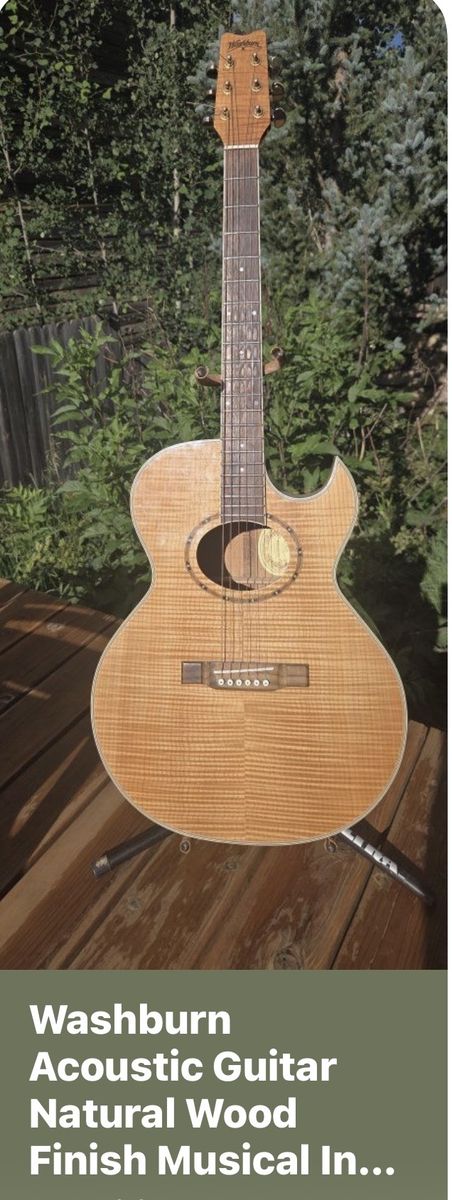 Washburn acoustic guitar
