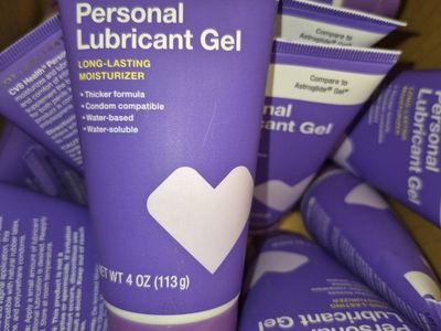 New 6x 4oz CVS Personal Lubricant Water Based Lube Gel Intimate Comfort Compare to K-Y Jelly