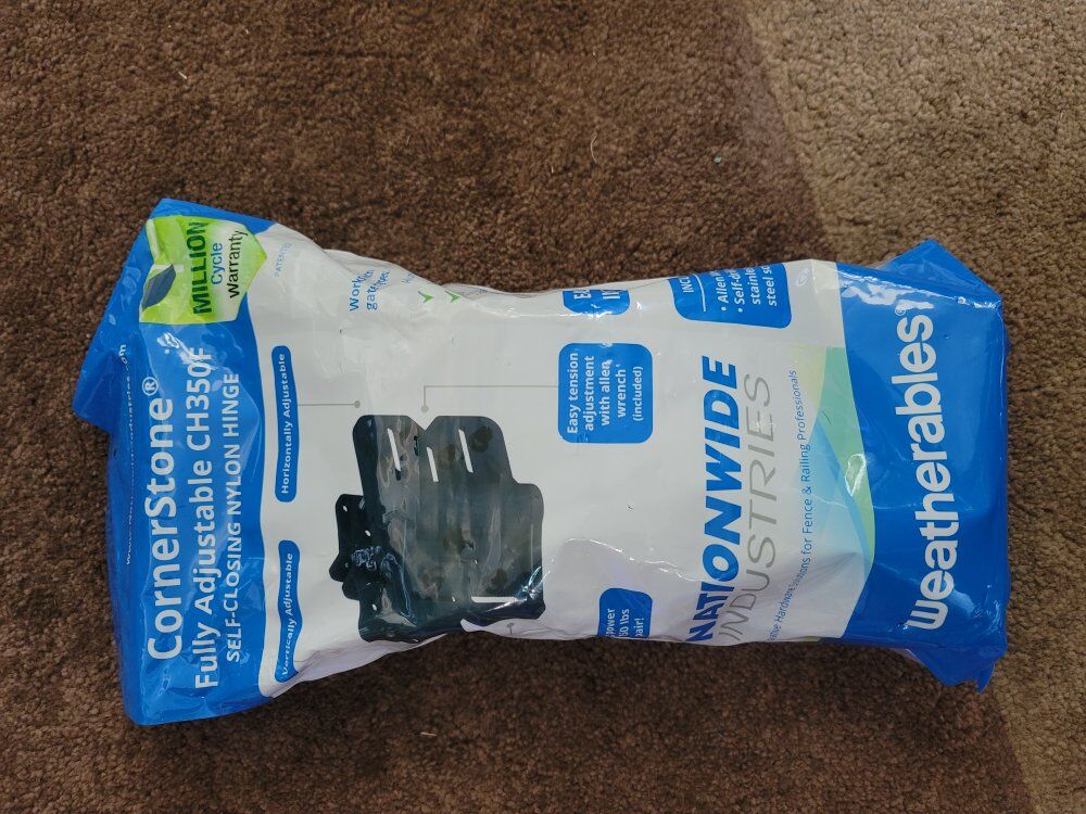 2 Pk Black Heavy Duty Nylon Polymer Self-Closing