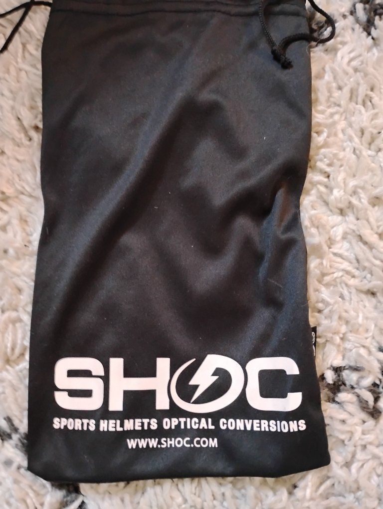 2 Shoc Zero G Chrome Football Helmet Visors for the price of one* - Brand New in Bag - Clear Lens Tint

*The second had scratche