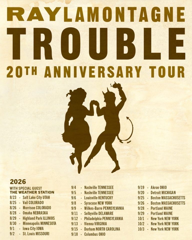 Ray LaMontagne Trouble 20th Anniversary Sold Out Concert Tcikets
