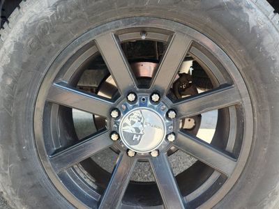 20 inch Black Hostile Wheels (Set of 4)