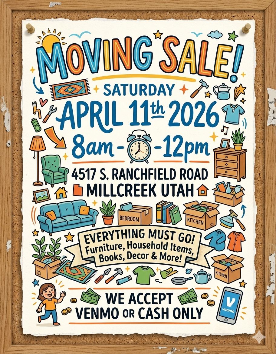 Moving Sale