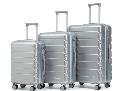 3 piece luggage set with combination lock