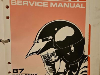 Honda 250X OEM Service Manual