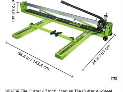 New Tile Cutter with Laser Guide