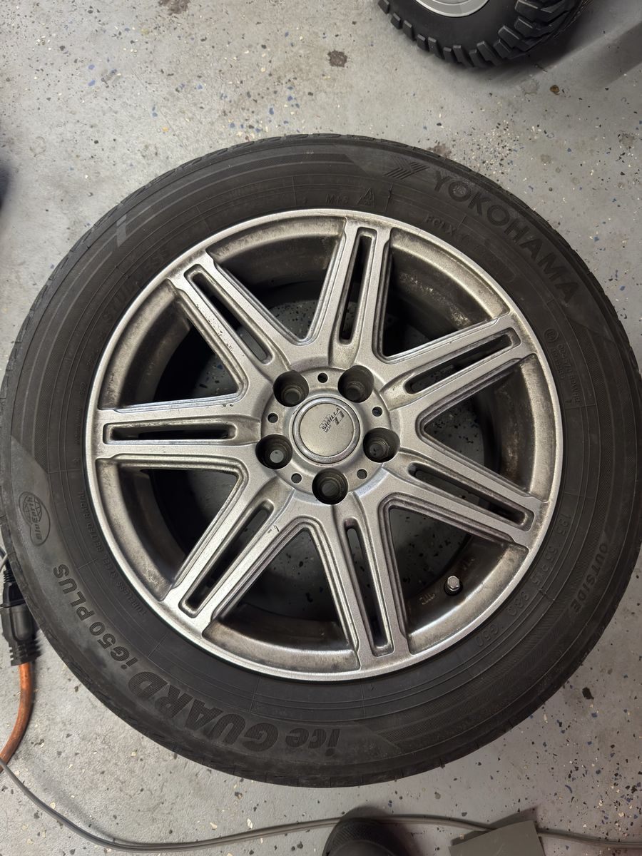 15” 5x100 wheels with Yokohama iceGUARD Winter Tires