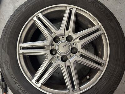 15” 5x100 wheels with Yokohama iceGUARD Winter Tires