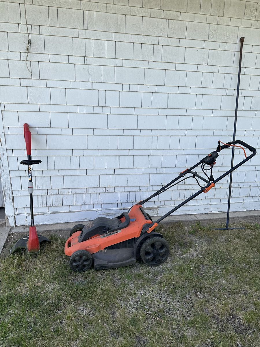 **FREE** Electric Lawn Mower and  Weed Wacker