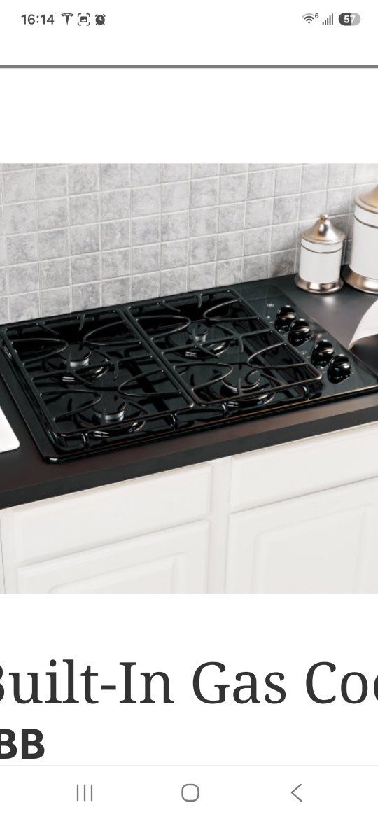 GE gas cooktop