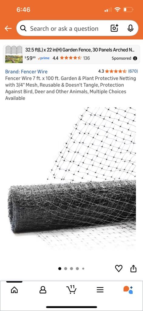 Roll Of Garden And Plast Netting