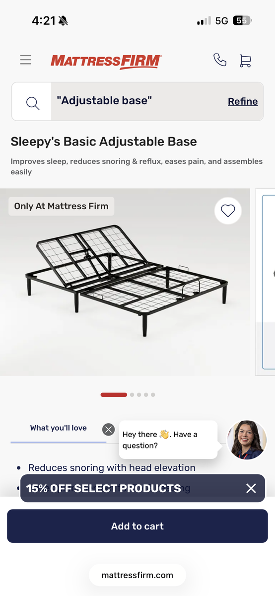 Queen adjustable base