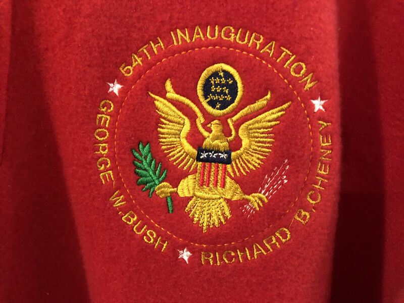 Dick Cheney George W Bush 2005 54th Presidential Inauguration Fleece Pullover Zip Men's 2XL