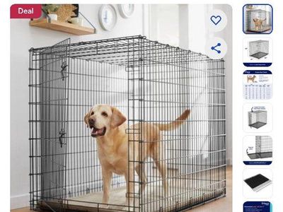 OBO
Used/like new XXL Frisco Heavy Duty Single Door Wire Dog Crate, XXL - 54" L x 37" W x 45" H