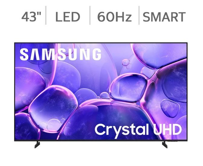 Samsung UN43U8000F 43" 4K Crystal UHD LED 60Hz Smart TV 9543888  #106197