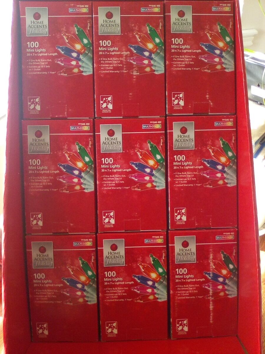 Home accents 100 mini lights