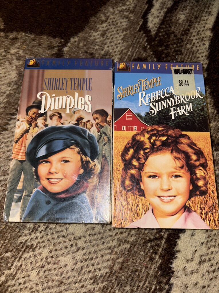 Shirley Temple Collectible VHS Tapes Sealed
