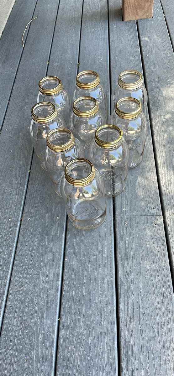 9 Canning jars