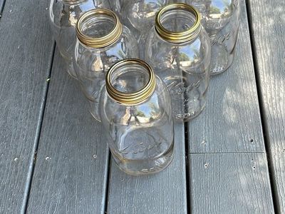 9 Canning jars
