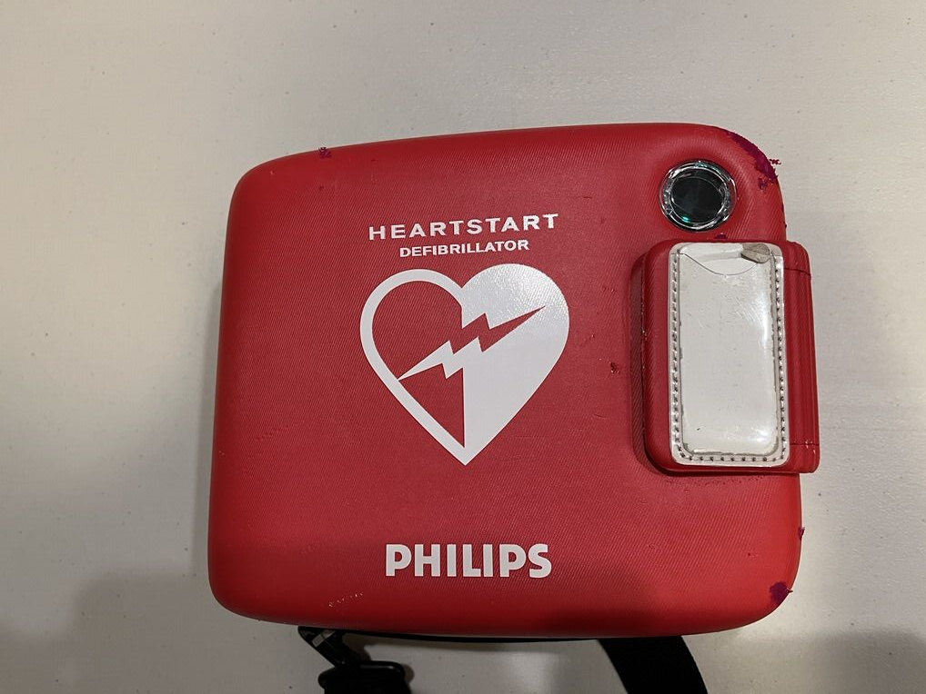 AED Heart Start Defibrillator, FDA Approved, New Battery