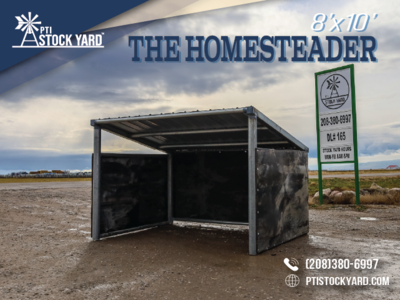 8x10 Livestock Shelter- The Homesteader