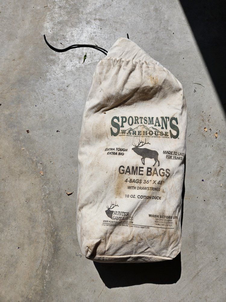 Sportsman's Warehouse Game Bags - 4 Pack, 36" x 48" 10 oz. Cotton Duck Drawstring