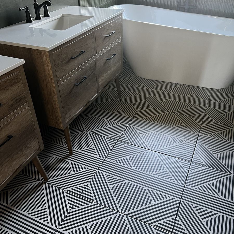 Large format tile (flooring)