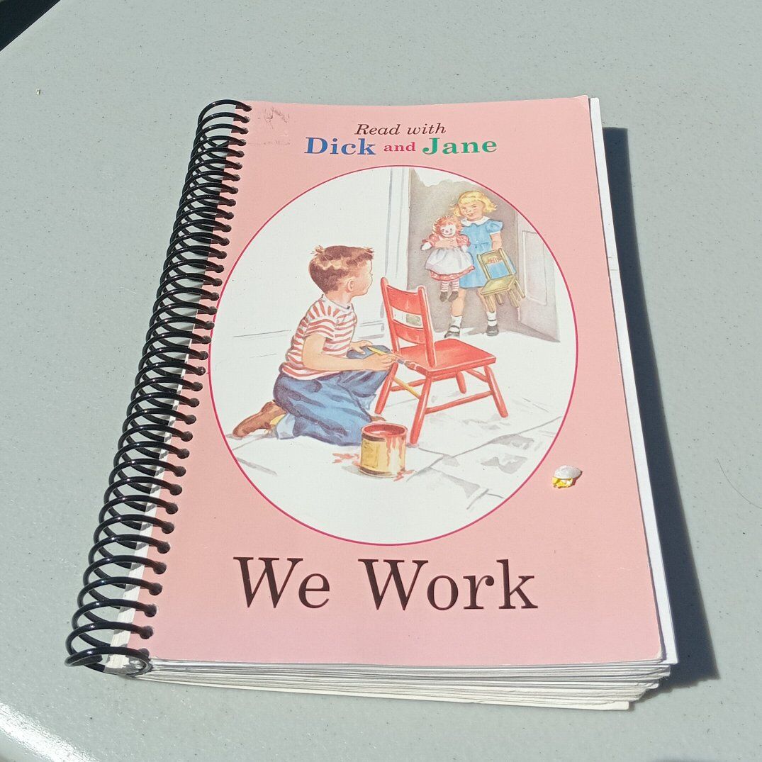 6 Dick and Jane Books Bound