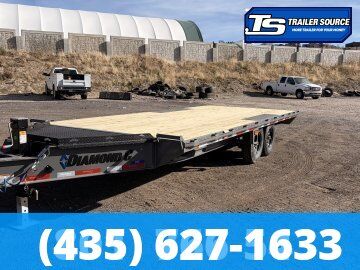 8.5x20 Diamond C DEC 207 Deckover Equipment Trailer -  15.5K GVWR -