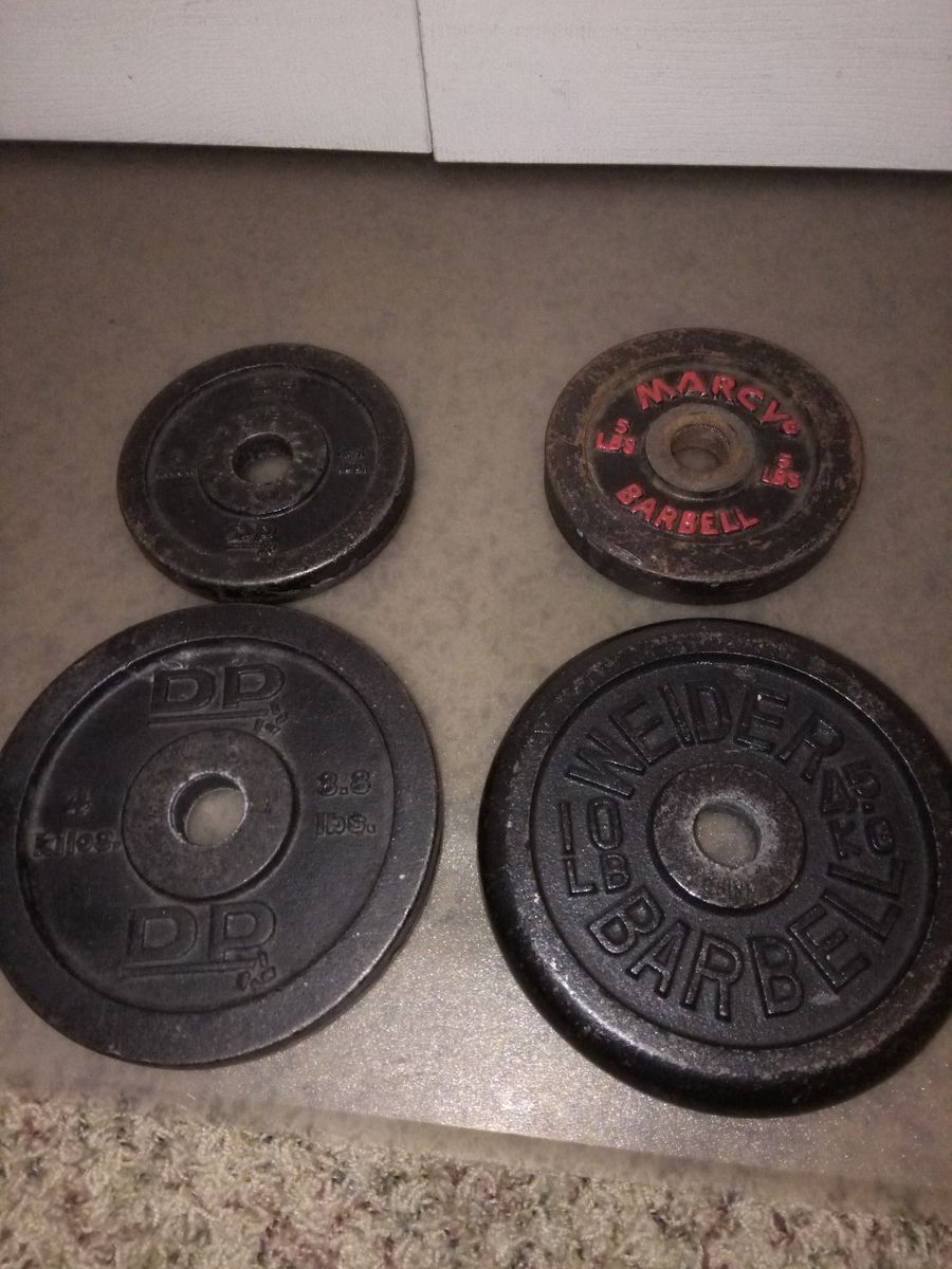 Standard 1 inch weight plates