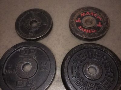 Standard 1 inch weight plates