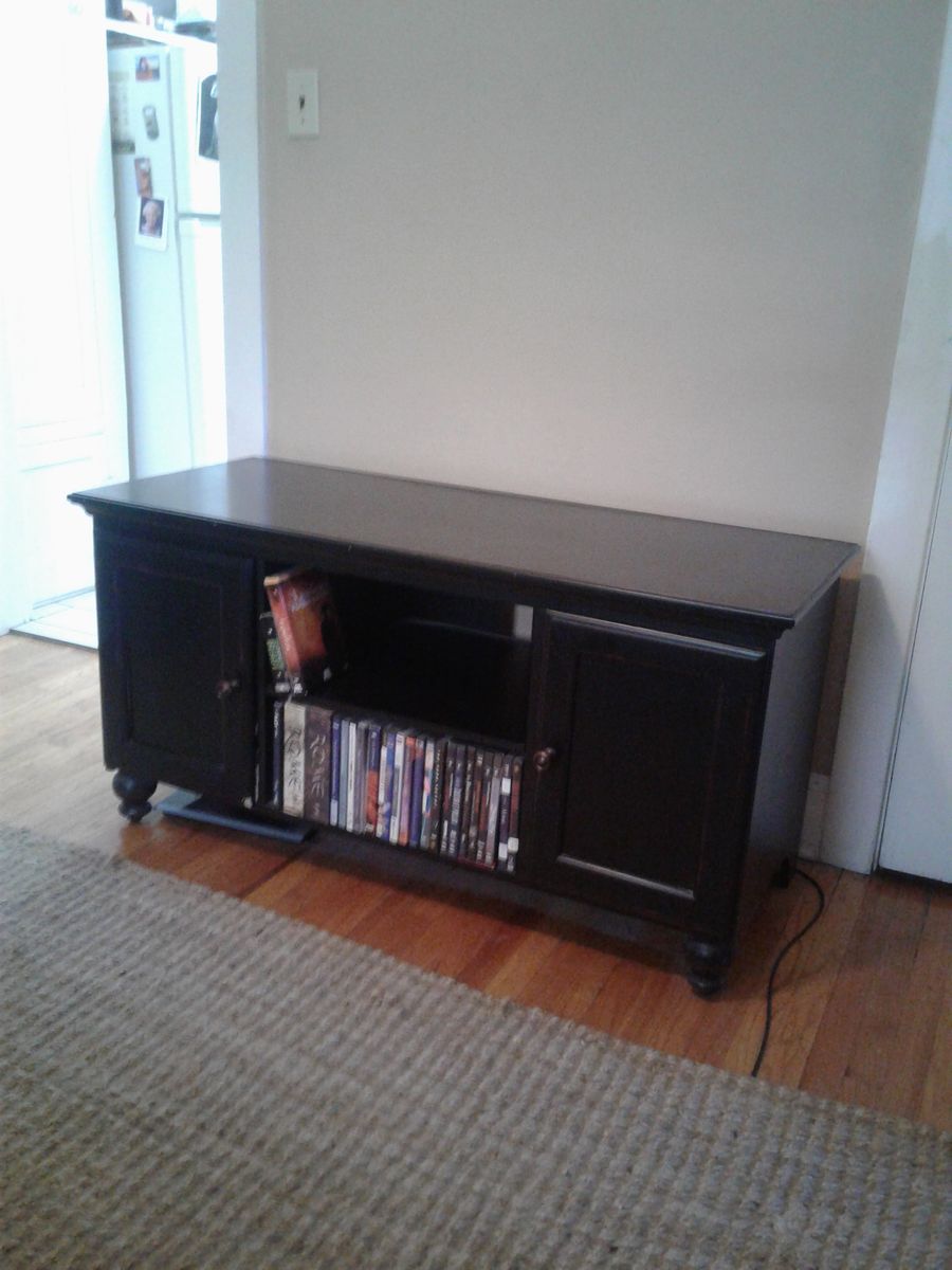 Black Wooden TV Stand delivery available