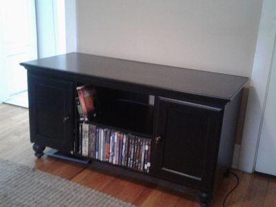 Black Wooden TV Stand delivery available