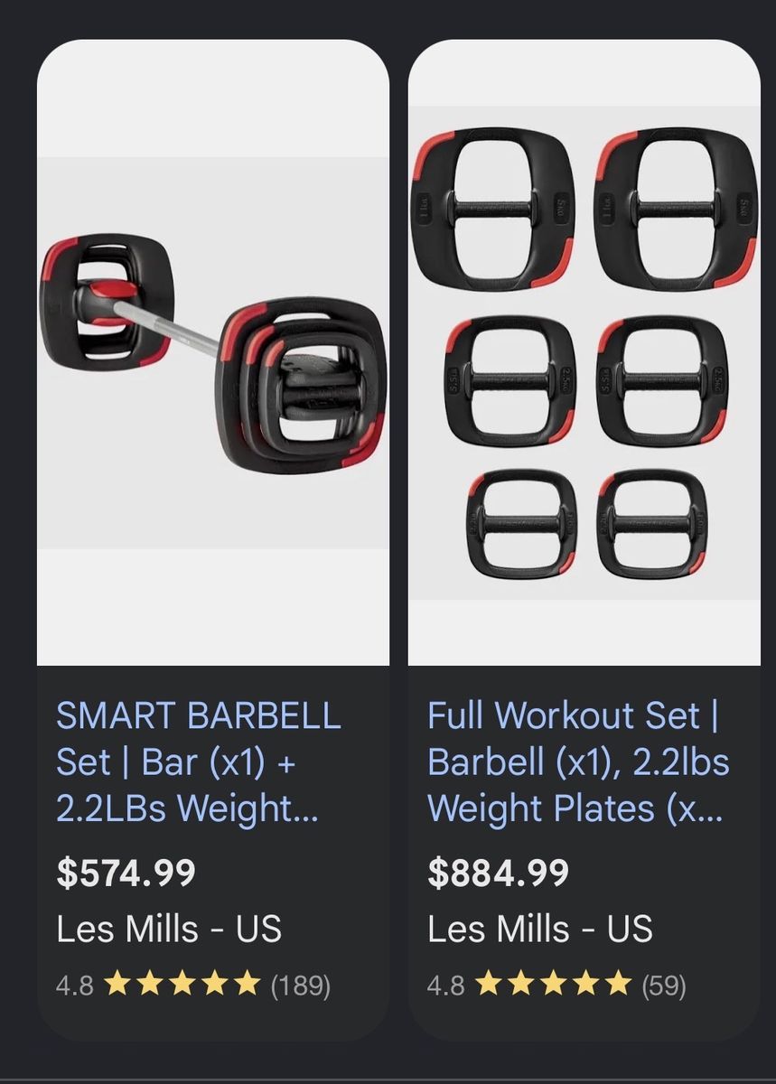 Lesmills Barbell Weights